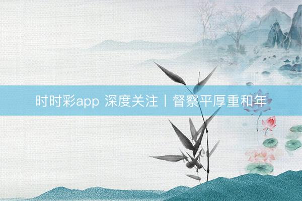 時(shí)時(shí)彩app 深度關(guān)注丨督察平厚重和年